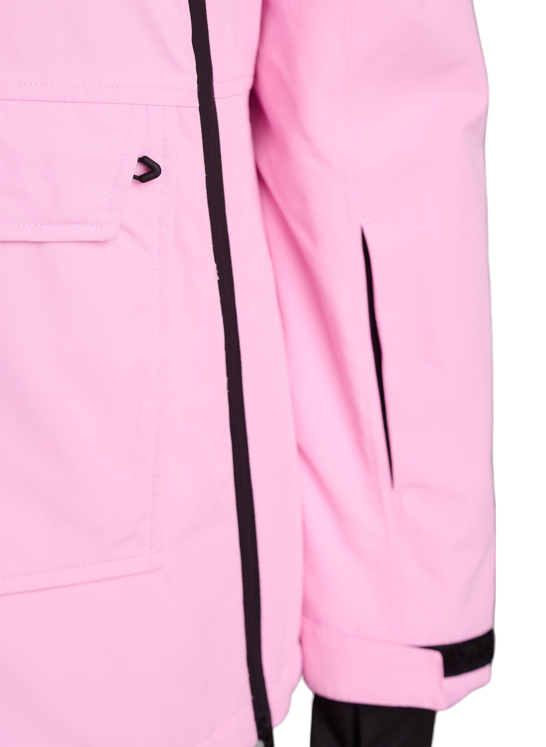 ZizziFunctionele ski-anorak met capuchon, Roze, Packshot image number 3
