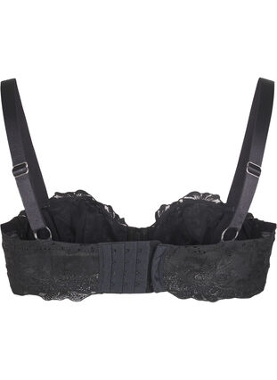 ZizziBalconette behá met beugel en geborduurd kant, Black, Packshot image number 1