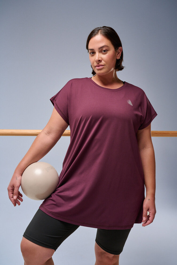 Lange sport T-shirt, , Model
