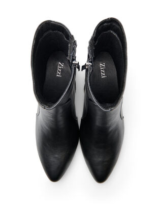 ZizziWide fit - Enkelboots met blokhak, Zwart, Packshot image number 2
