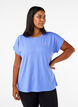 Effen gekleurd T-shirt voor sporten, Blauw, Model image number 0