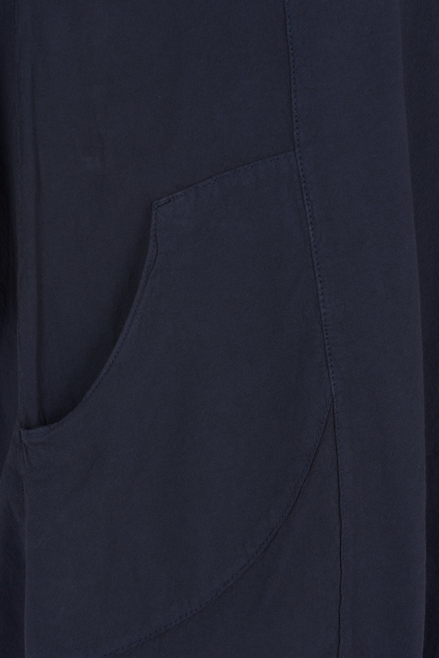 ZizziKatoenen jurk met korte mouwen, Blauw, Packshot image number 3