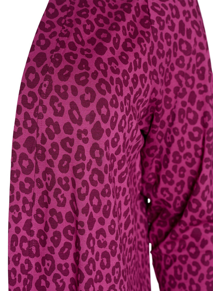 Korte kimono in viscose, Roze, Packshot image number 2
