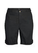 Chino shorts met zakken, Zwart, Packshot image number 0