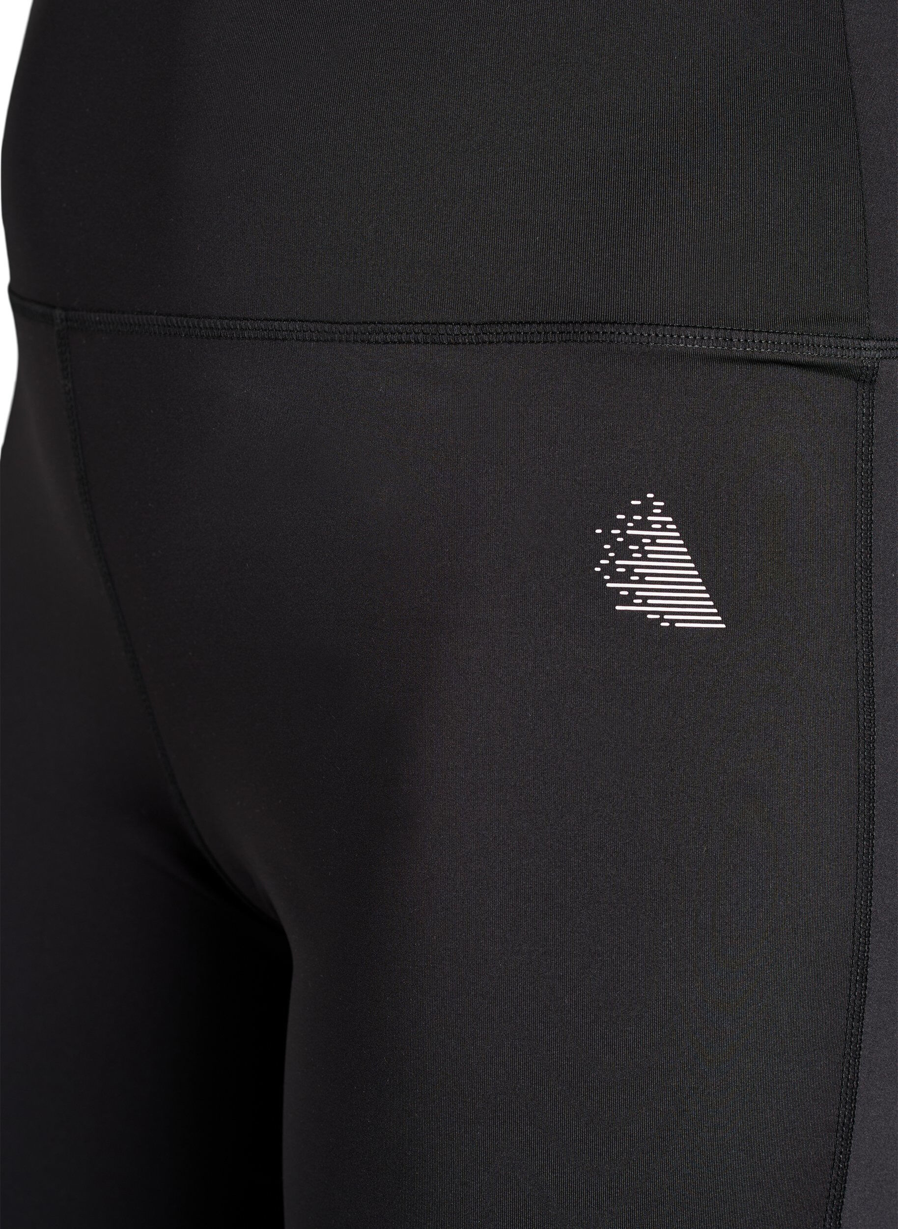 ZizziUitlopende trainingsbroek met hoge taille, Zwart, Packshot image number 2