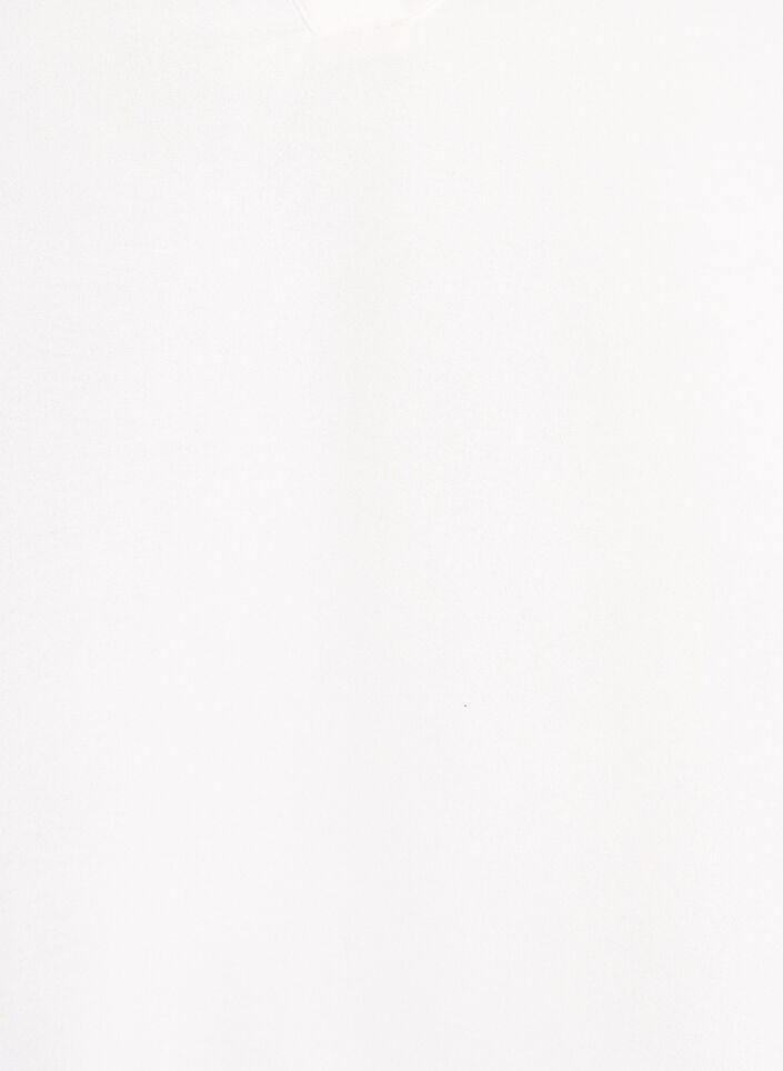 Blouse met smockmanchetten en V-hals, Vanille, Packshot image number 2