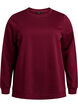 Sweatshirt met franjes, Donker Bordeaux, Packshot image number 0