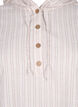 Tuniek met capuchon van katoen en linnen, Wh. Sandshell Stripe, Packshot image number 2
