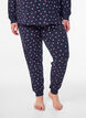 Bedrukte pyjamabroek, Blauw, Model image number 2
