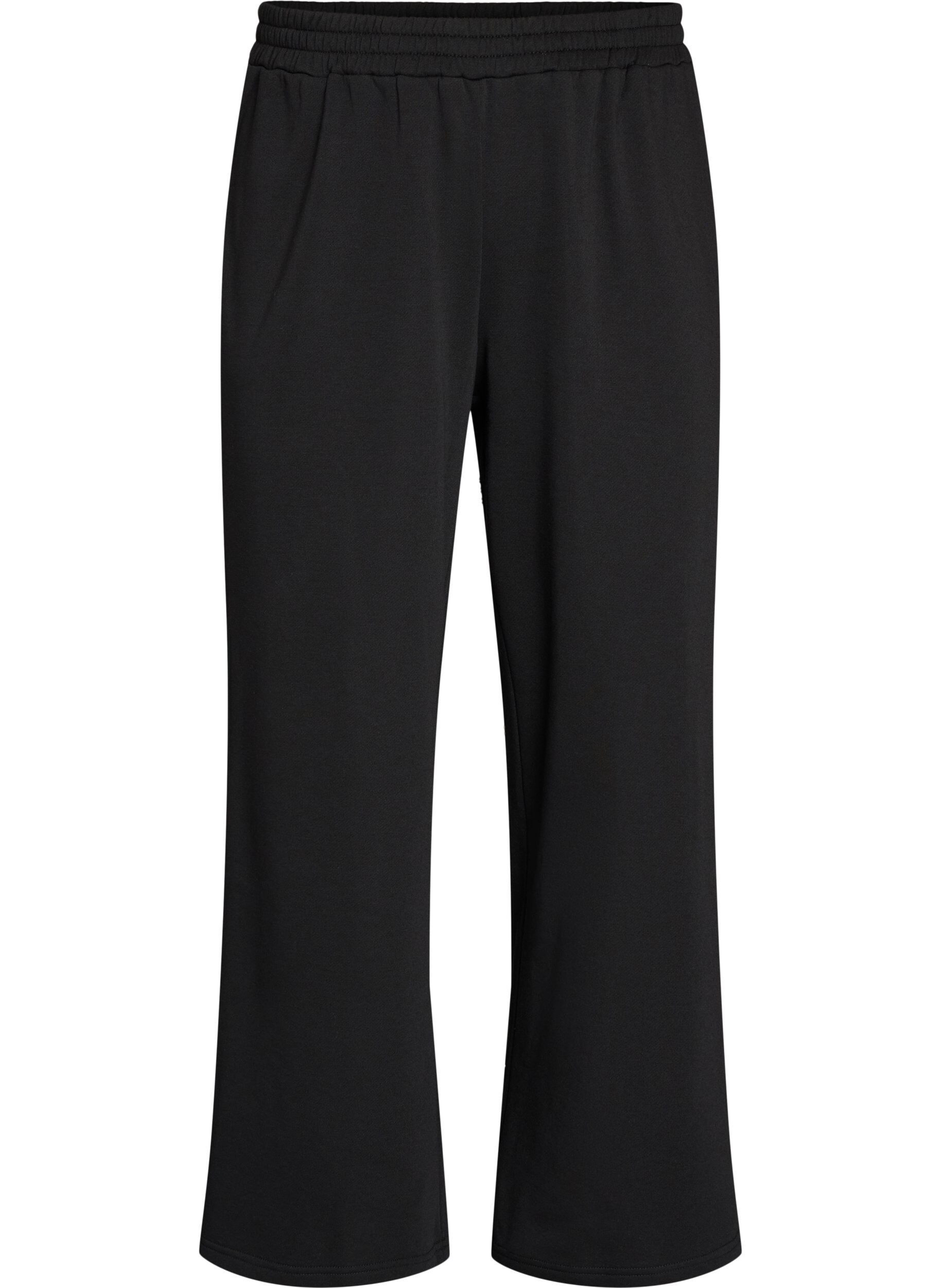 FLASH - Sweatpants met hoge taille en wijde pijpen
