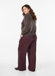 Wijde broek met een hoge taille, Donker Bordeaux, Model image number 1