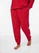 Sweatpants met hoge taille, Rood, Model image number 2