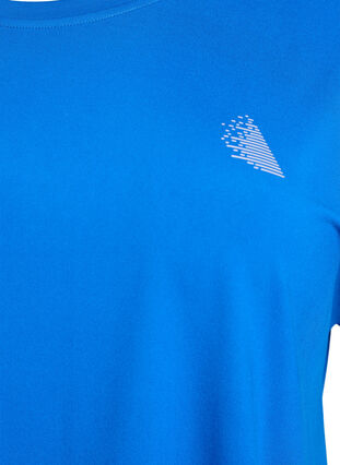 ZizziEffen gekleurd trainingsshirt, Blauw, Packshot image number 2