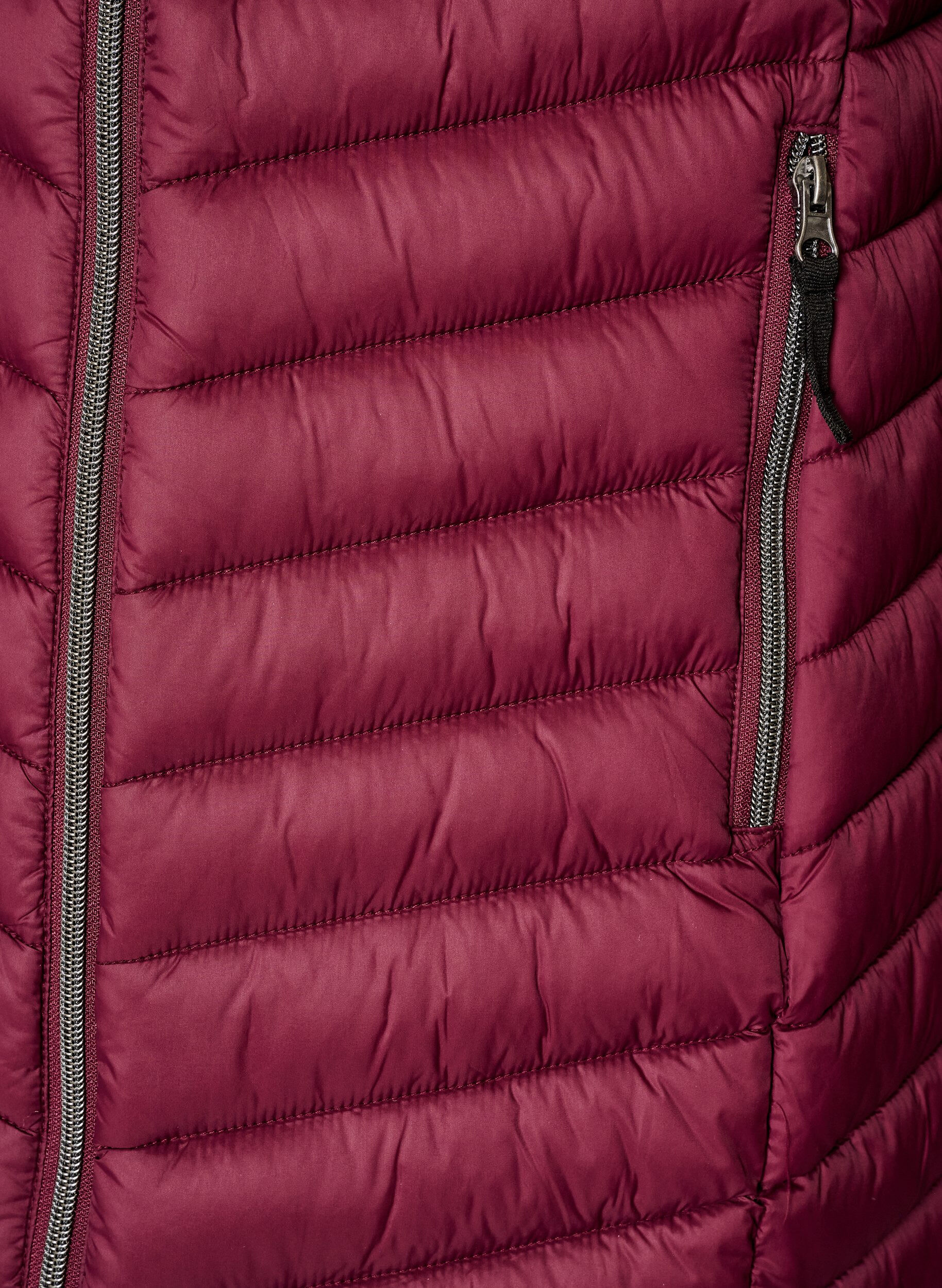 ZizziLichtgewicht jas met zakken en afneembare capuchon, Rood, Packshot image number 3