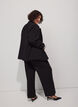 Klassieke blazer met een enkele knoopsluiting, Zwart, Model image number 2