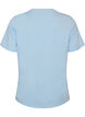 Katoenen T-shirt met print, Blauw, Packshot image number 1