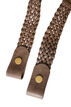 Gevlochten elastische riem, Bruin, Packshot image number 2