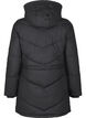 Waterafstotend pufferjack met capuchon, Zwart, Packshot image number 1