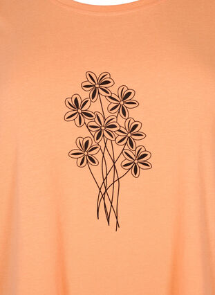 ZizziFLASH - T-shirt met motief, Melon Flower, Packshot image number 2