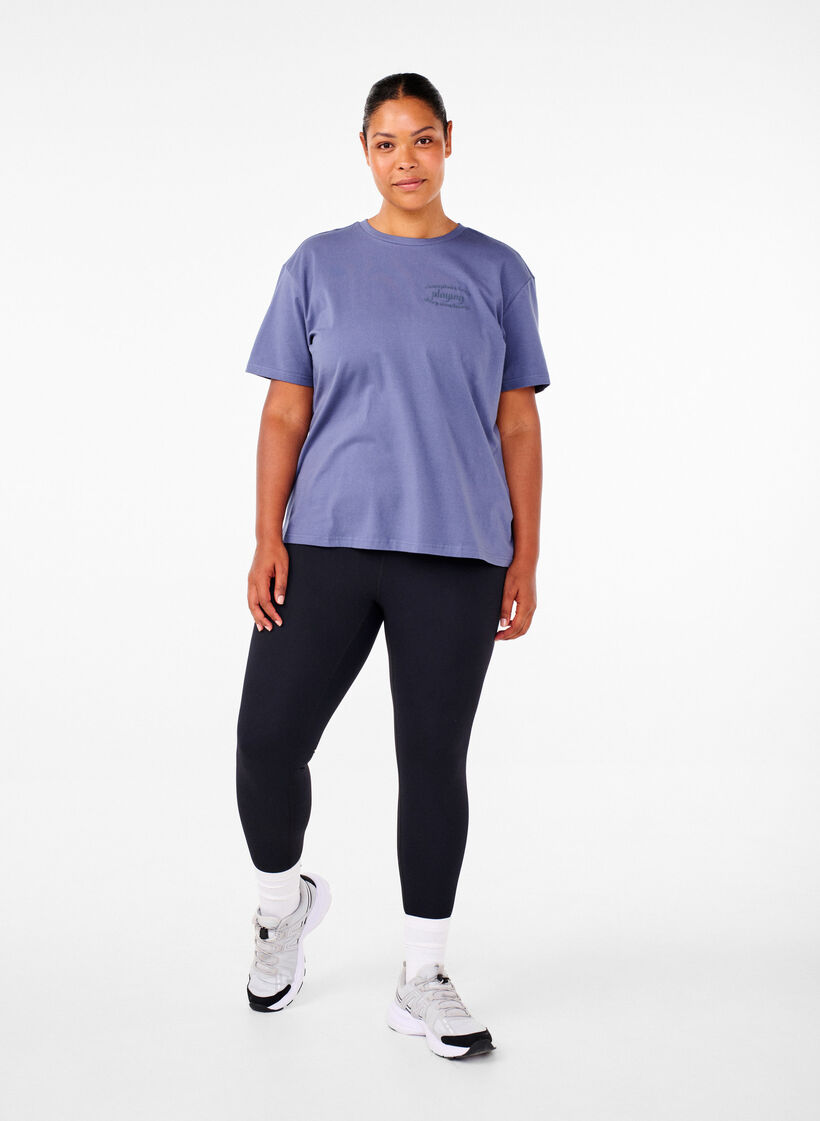 Sportief T-shirt in biologische katoen, Vintage In W. Champ, Model