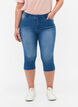 High waist Amy capri jeans met super slim fit, Blauw, Model image number 3