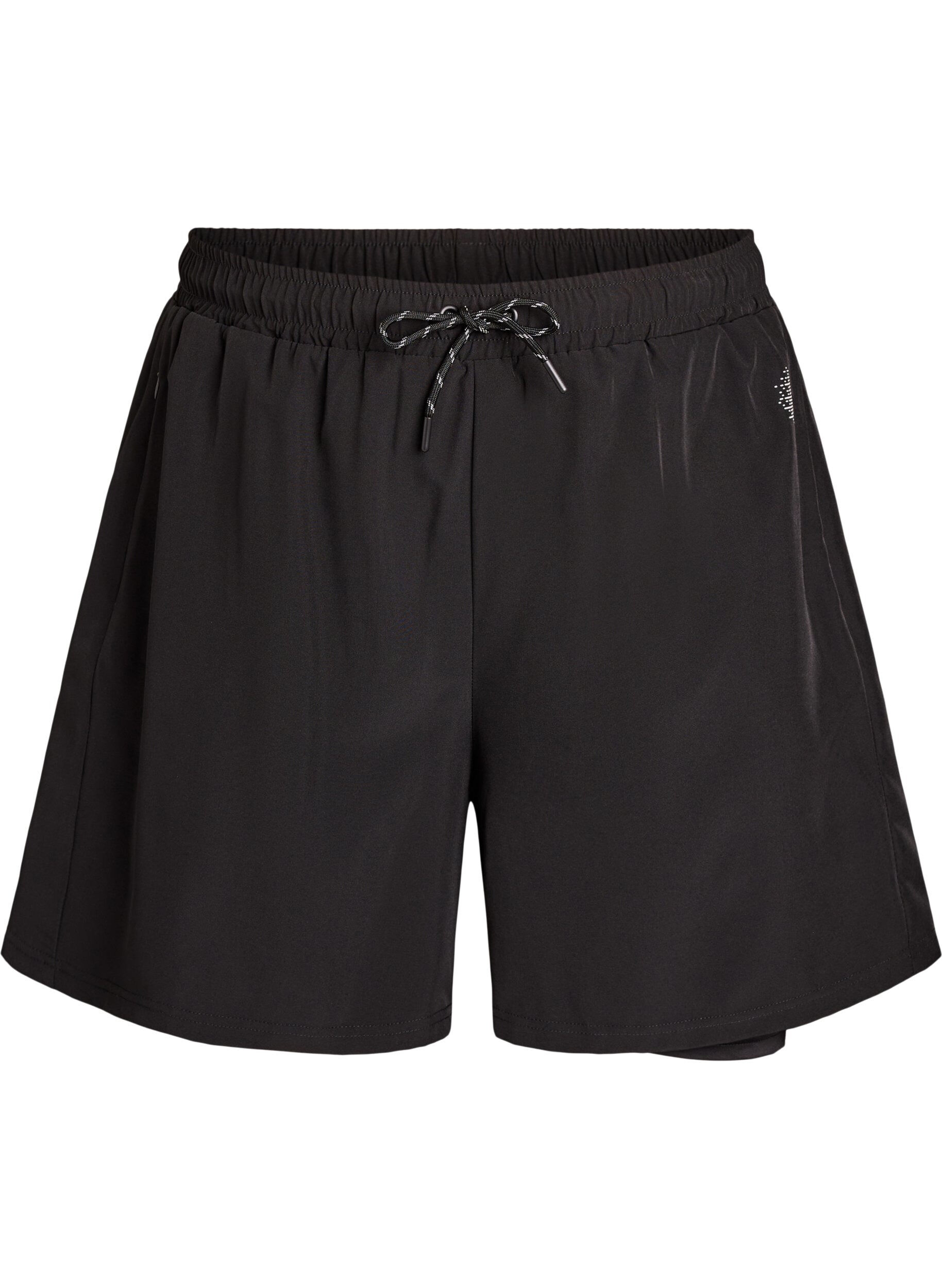 Trainingshort met binnenbroek en telefoonzakje
