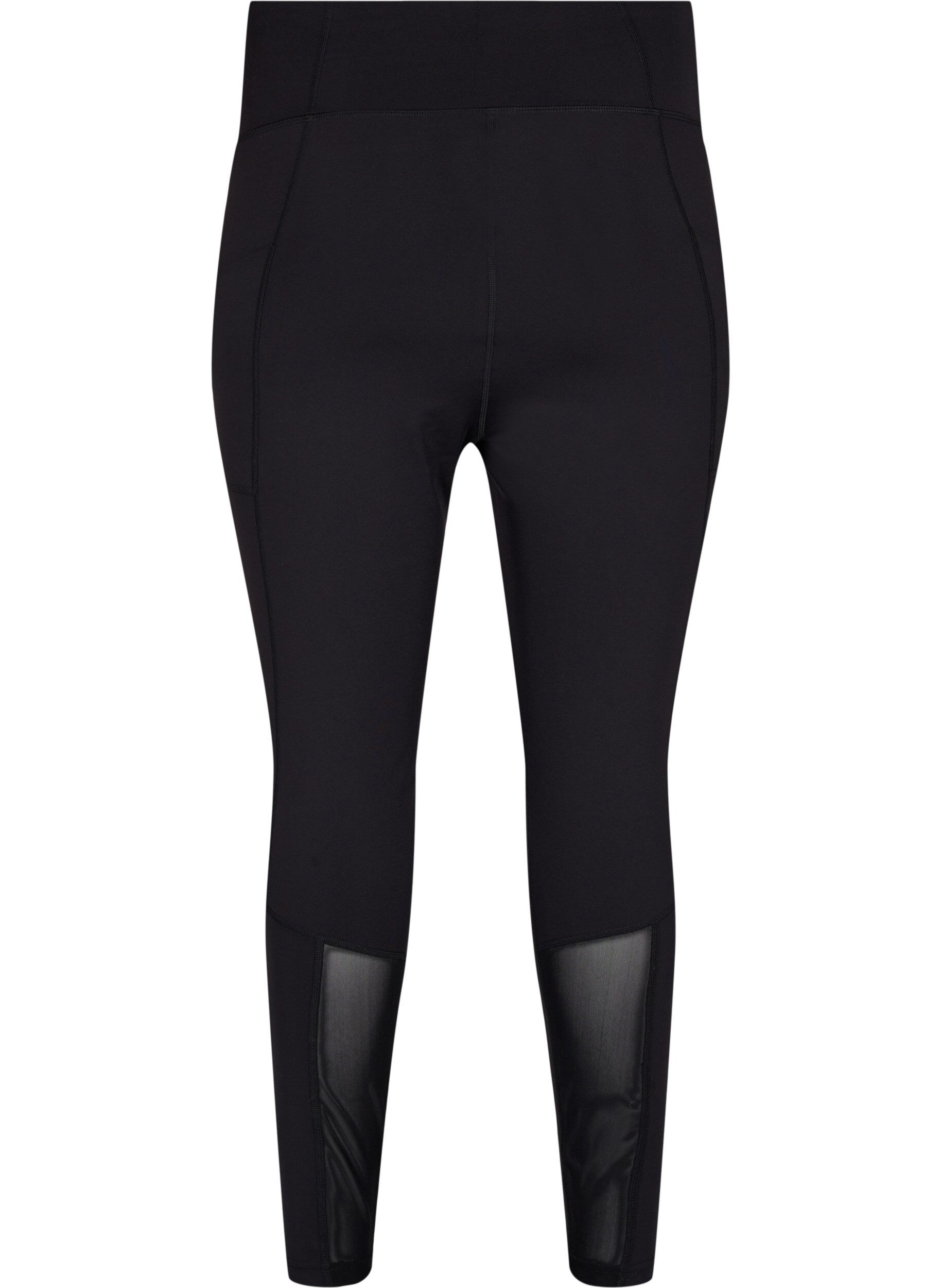 ZizziCORE, POCKET TIGHTS - Sport legging met mesh, Black, Packshot image number 1