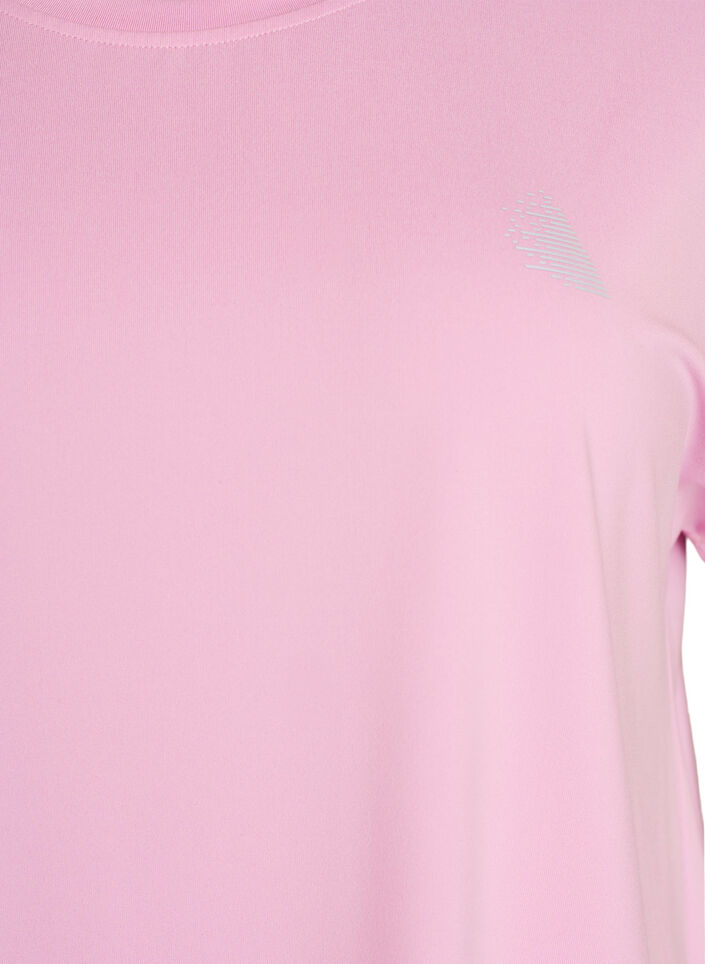 Effen gekleurd trainingsshirt, Roze, Packshot image number 2