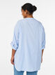 Geruite tuniek met 3/4 mouwen, Blauw, Model image number 2