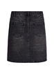 Korte denimrok met stenen., Grijs, Packshot image number 1