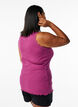 Top met kanten rand, Rood, Model image number 2