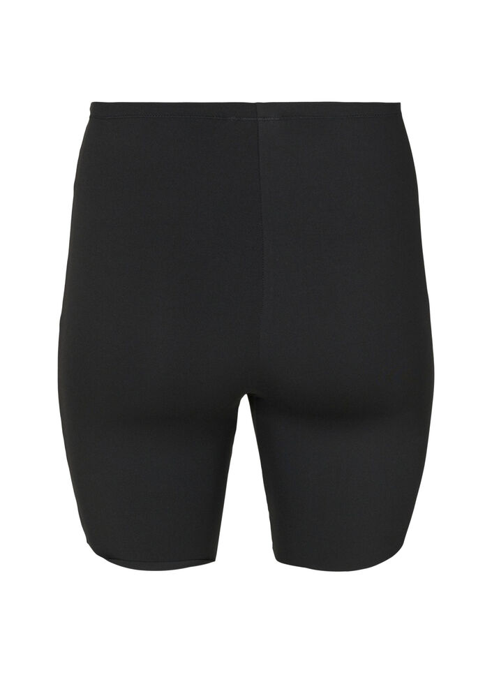 Light shapewear shorts met hoge taille, Zwart, Packshot image number 1