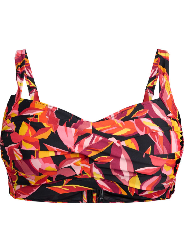 Gewatteerde bikinitop met print, Small Leaf Expl. AOP, Packshot