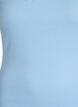Top met kanten rand, Blauw, Packshot image number 2