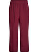 Sportieve broek met rechte pijpen en zijstrepen, Donker Bordeaux, Packshot image number 0