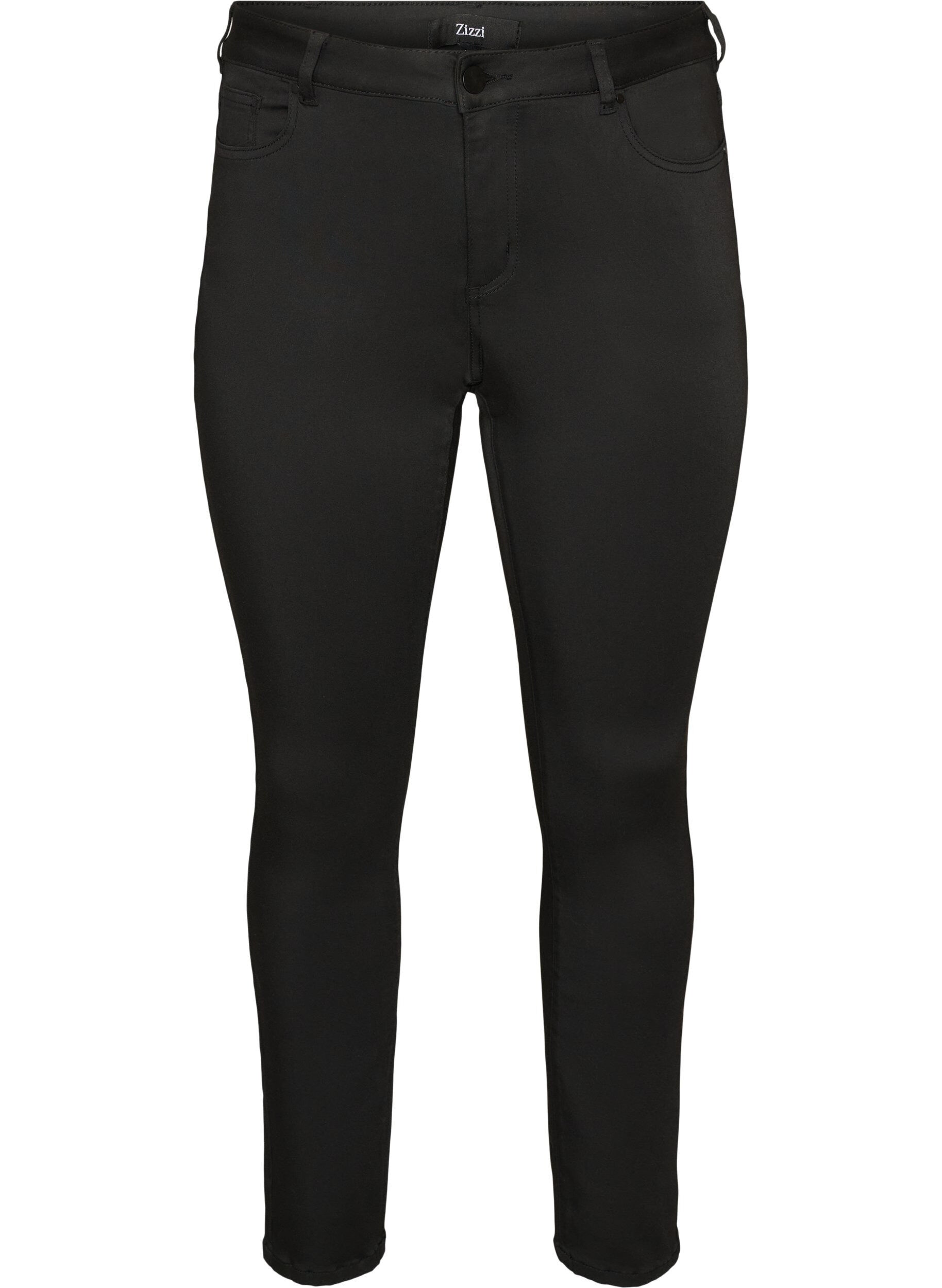 Emily Stay Black jeans met een reguliere taille