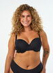 Voorgevormde T-shirt bh met gladde cups, Zwart, Model image number 0