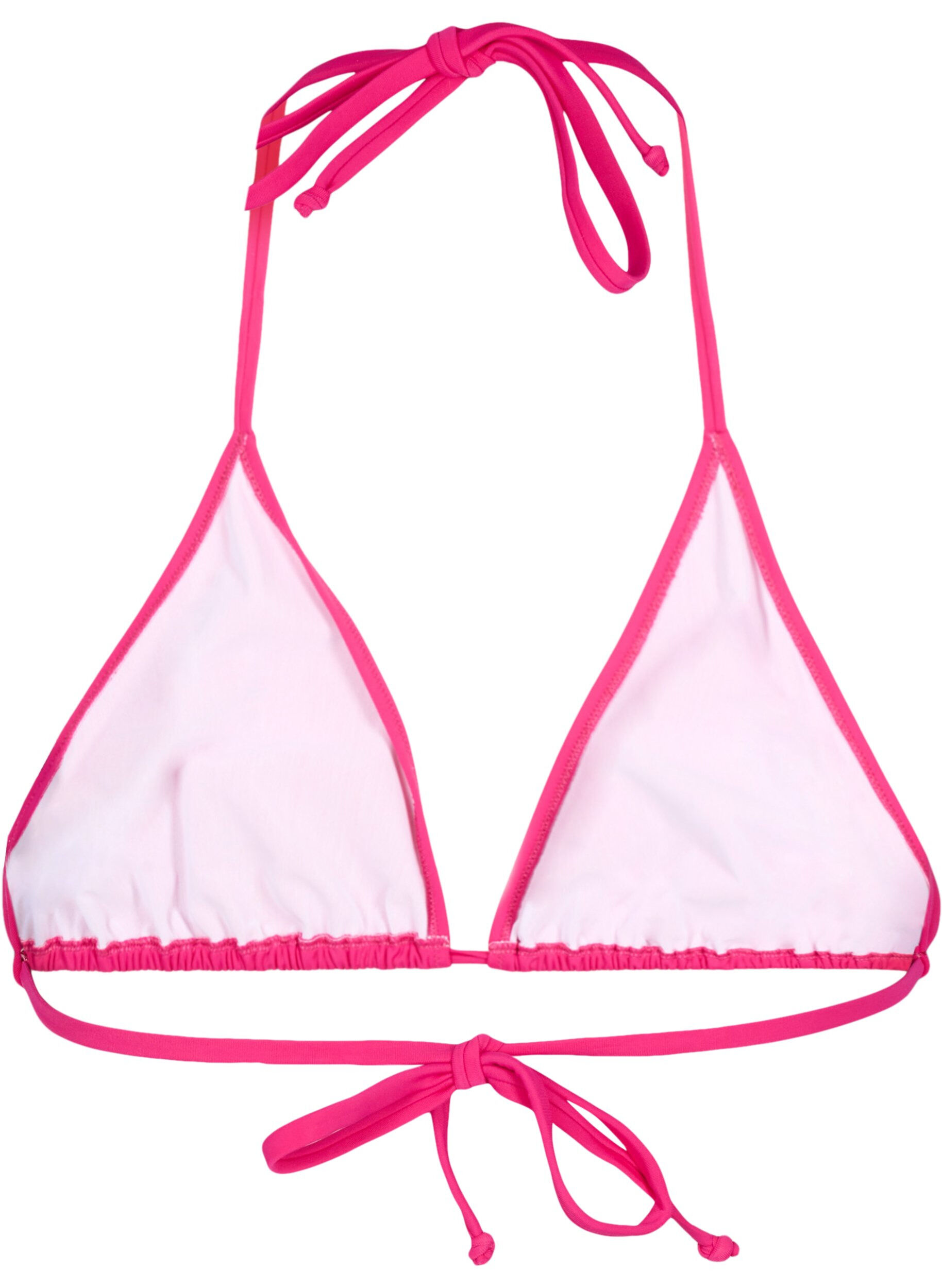 ZizziEffen triangel bikinitopje, Roze, Packshot image number 1