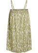 Korte viscose jurk met spaghettibandjes, Groen, Packshot image number 1