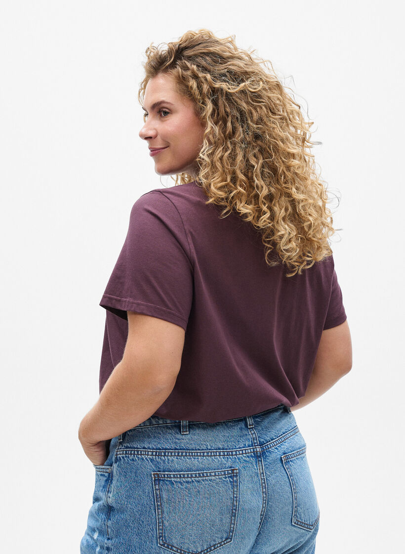 Katoenen T-shirt met print op de voorkant, Fudge w. EYE, Model