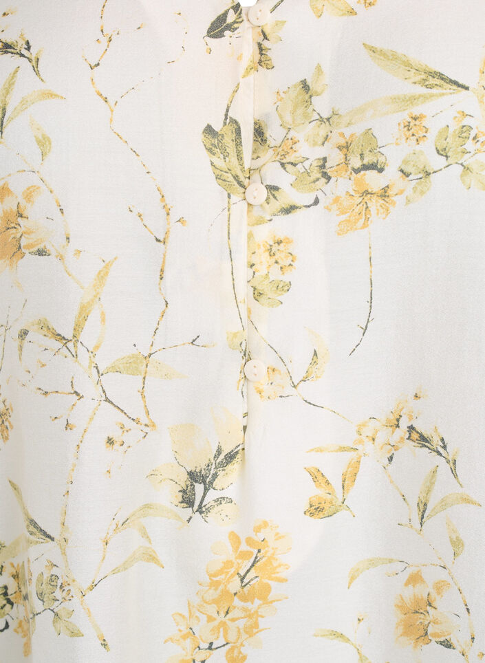 A-model tuniek met korte mouwen, Geel, Packshot image number 2