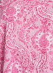 Viscose blouse met paisleymotief en een vierkante halslijn, Roze, Packshot image number 2
