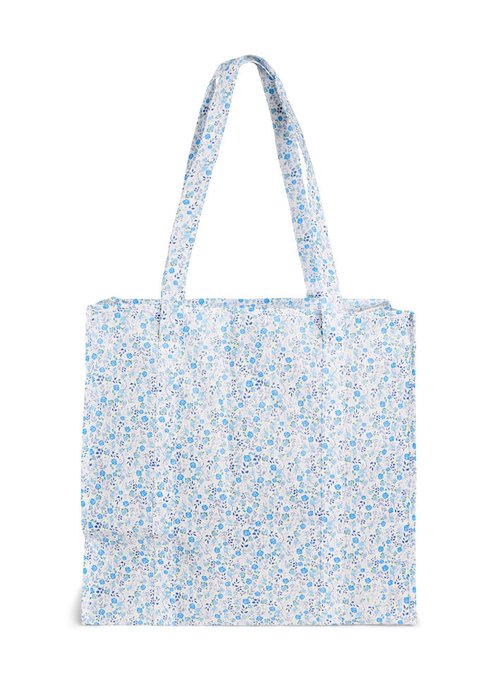 Shoppingtas met ritssluiting, Blauw, Packshot image number 1