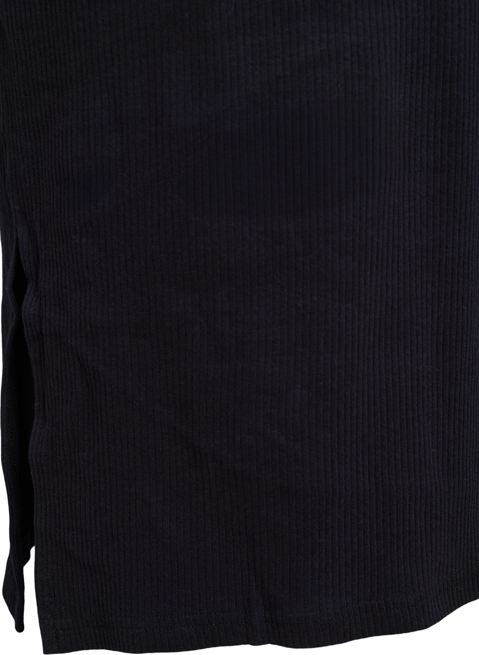 ZizziMaxi jurk in jersey met korte mouwen, Zwart, Packshot image number 3