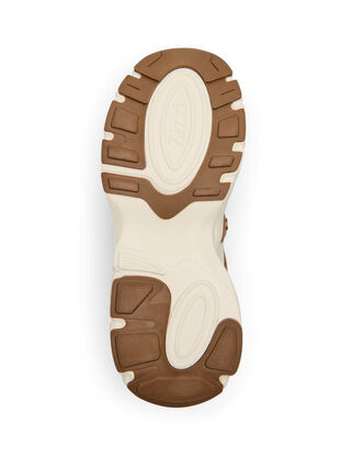 ZizziWide fit - Sneakers met contrasterende veterdetails, Tofu, Packshot image number 4