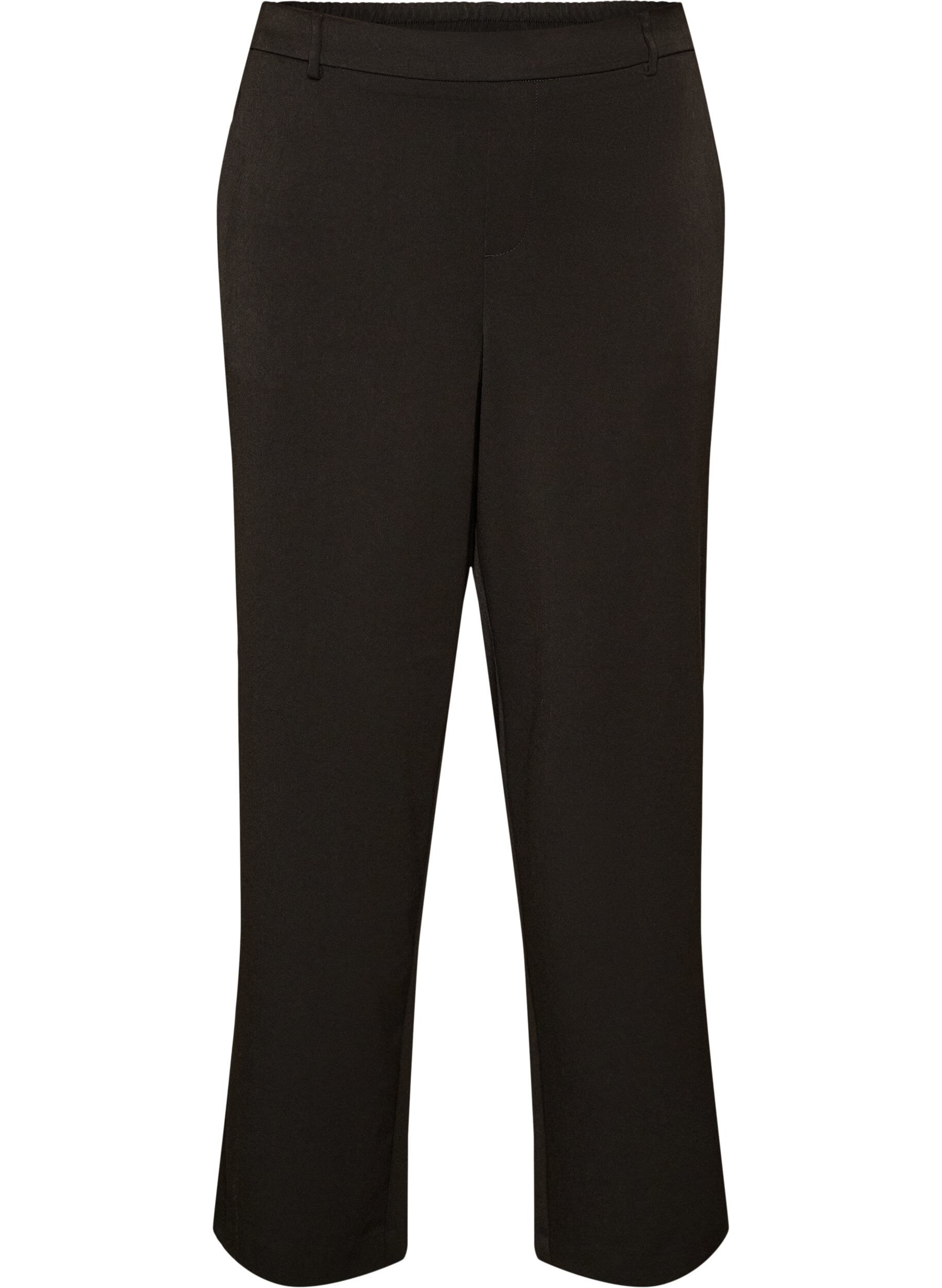 Hoogtailleerde pantalon met rechte pasvorm