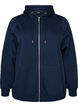 Sweatshirt met capuchon, ritssluiting en zakken, Blauw, Packshot image number 0