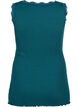 Top met kant, Groen, Packshot image number 1
