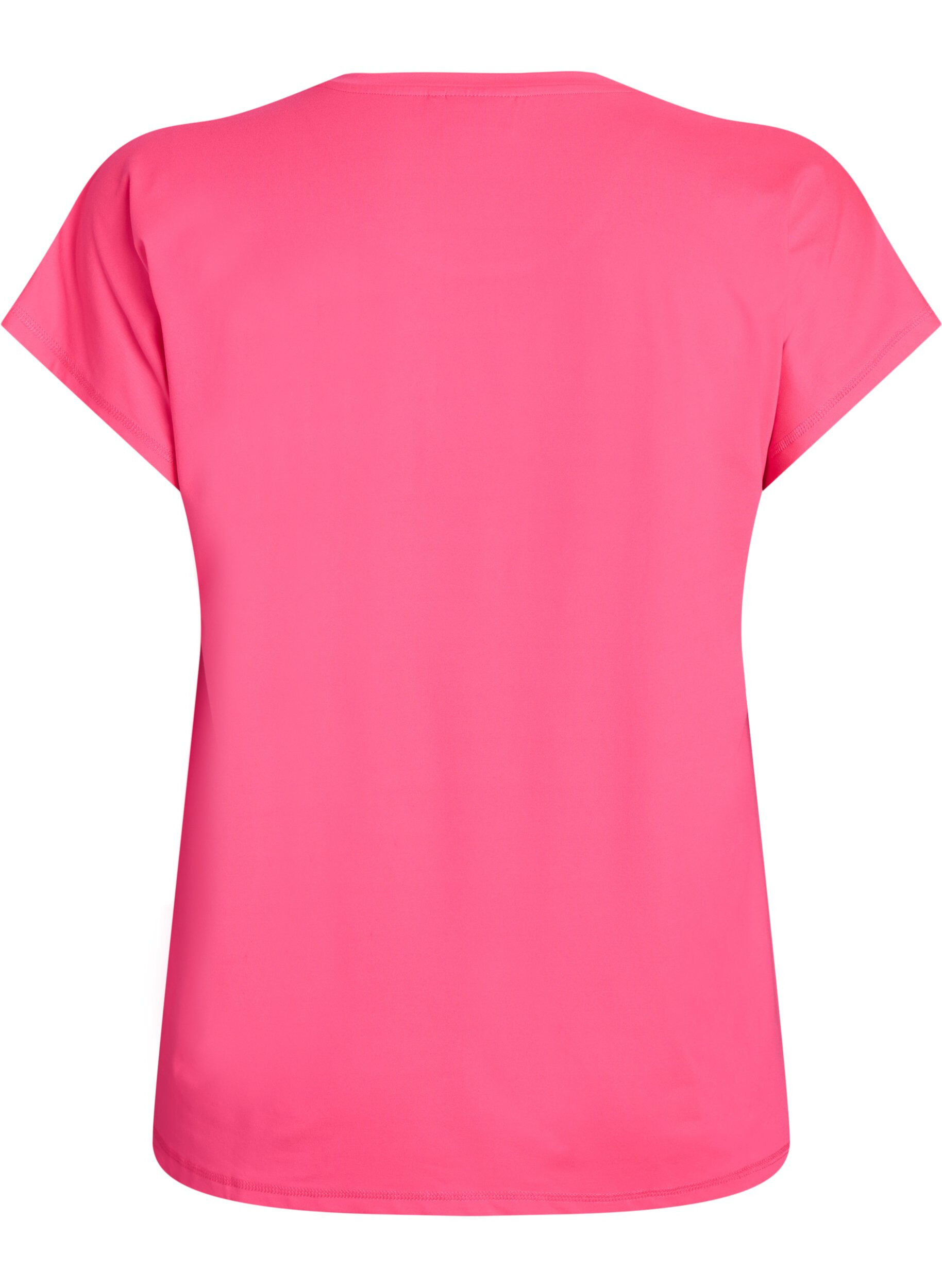 ZizziEffen gekleurd trainingsshirt, Roze, Packshot image number 1