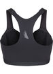Sport-bh met frontsluiting en hoge ondersteuning, Zwart, Packshot image number 1